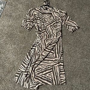 Brown/blush banana republic dress. 1 wear